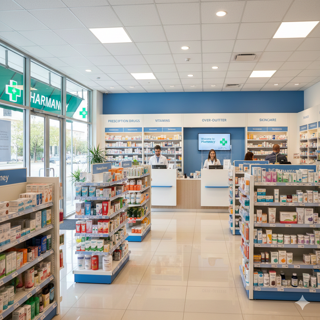 الصيدليات المتوفرة